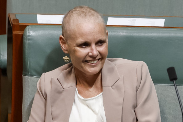 The late Labor MP Peta Murphy in Parliament in November.