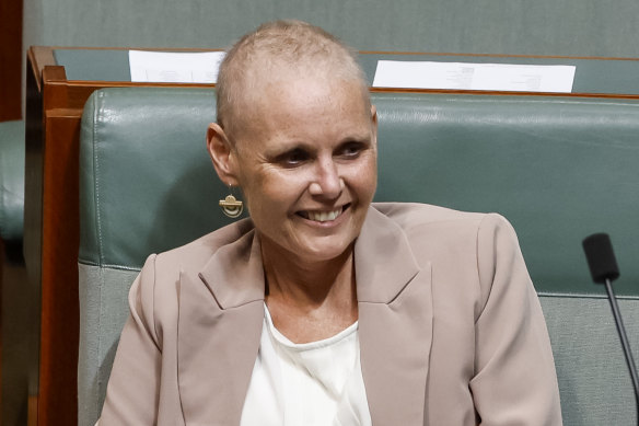 The late Labor MP Peta Murphy in Parliament in November.