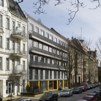 The Berlin apartment block.