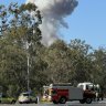 Driver dies after trailer of chemicals explodes in Bruce Highway crash