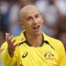 Ashton Agar took two wickets for Australia but could be the latest addition to a burgeoning injury ward.