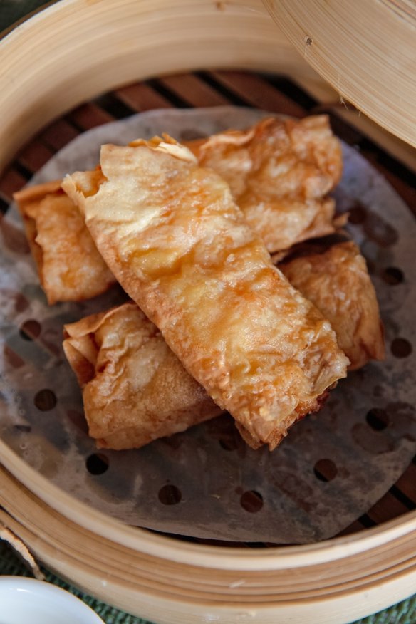 Fried beancurd.