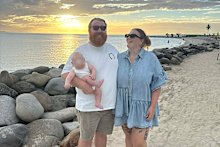 Mark embraced bleisure travel to get the most out of a family holiday. 