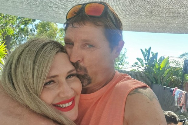 Melissa Teague with her brother Shane Wilson.