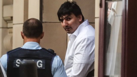 James Gargasoulas leaving the Supreme Court in January 2019. 