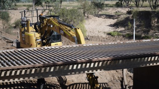 The construction of access roads at Adani's Carmichael mine site has begun after final Queensland government approvals.