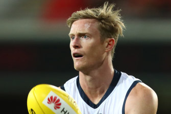 Alex Keath was traded from Adelaide to the Western Bulldogs on Wednesday.