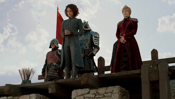 When push comes to shove: Cersei prepares to send Missandei to her fate.