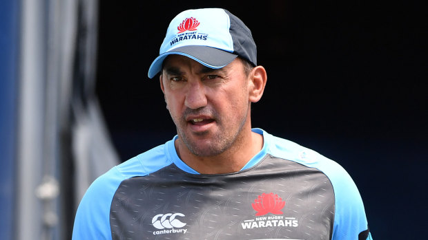 Looking to stay on: Waratahs coach Daryl Gibson.