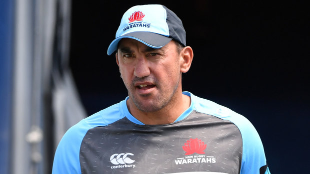 Optimistic: Daryl Gibson believes the Waratahs can snap a 14-year drought against the Crusaders in New Zealand. 
