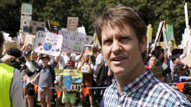Climate action crusader Craig Reucassel in Fight For Planet A.