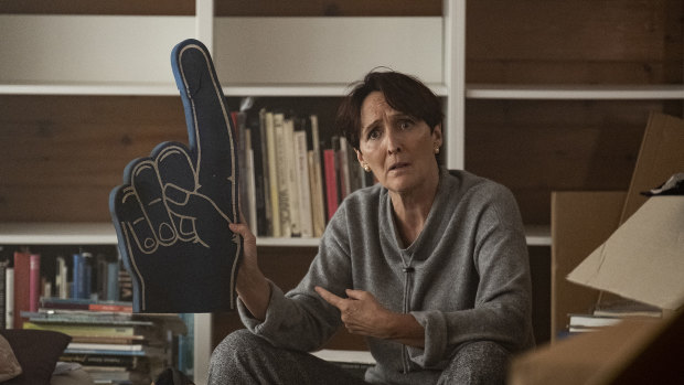 Fiona Shaw plays the cryptic and fierce MI6 boss Carolyn in Killing Eve.