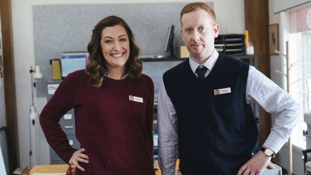 Celia Pacquola and Luke McGregor return as Emma and Daniel for a fourth season of their ABC comedy, Rosehaven.