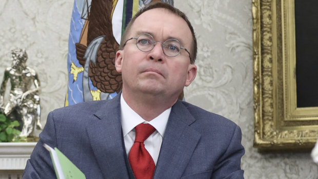 Mick Mulvaney, acting White House chief of staff.