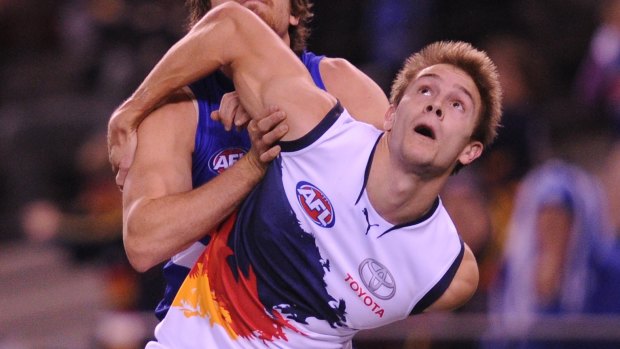 Former Adelaide player Sam Shaw is suing over concussion sustained in a lower league match.