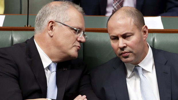 Scott Morrison and Josh Frydenberg say Australia is still growing faster than any G7 nation with the exception of the United States.