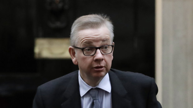 Talking tough: Michael Gove.