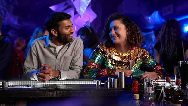 Nikesh Patel and Rose Matafeo in Starstruck.