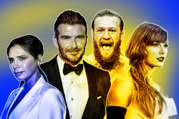 Documentaries about Victoria and David Beckham, Conor McGregor and Taylor Swift have been popular on Netflix in the past year. 