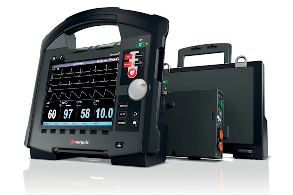 The corpuls3T modular defibrillator.