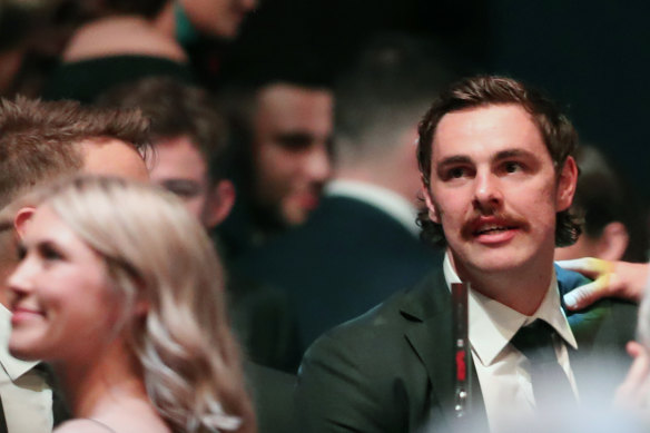 Daniher at the Crichton Medal ceremony.
