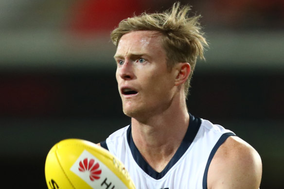 Alex Keath was traded from Adelaide to the Western Bulldogs on Wednesday.