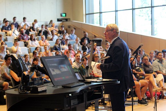 New students are welcomed to USC’s Moreton Bay campus last year.