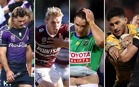 Ryan Papenhuyzen, Ben Trbojevic, Jarrod Croker and Dylan Brown.