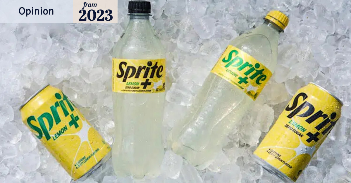 Sprite Lemon+ caffeine content is worrisome for our children’s health