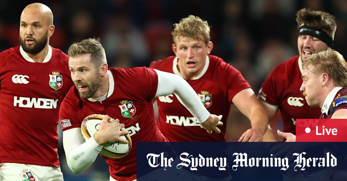 Lions Tour LIVE updates: Waratahs go head-to-head with Lions in Sydney