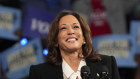 Kamala Harris speaks at a campaign event at East Carolina University: ”