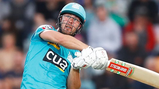 Big hitter: The Heat's skipper Chris Lynn.