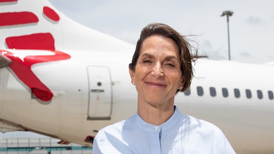 Virgin Australia CEO Jayne Hrdlicka says some of the stories about her time at a2 were “BS”. 