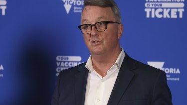 Victorian Health Minister Martin Foley.