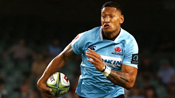 Divisive: Wallabies and Waratahs star Israel Folau.