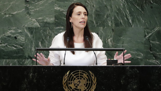 Ardern made the appearance ahead of addressing the UN.