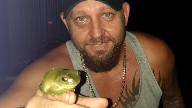 Top frogger Matt Laidlaw of Bees Creek, NT, has recorded about 1300 frogs.  