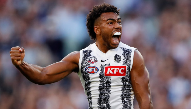 Isaaac Quaynor has become a pivotal part of Collingwood’s backline.