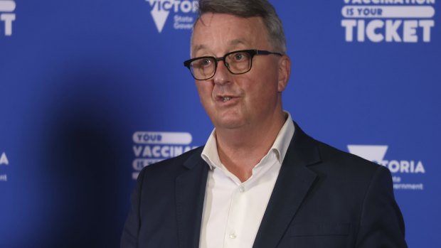 Victorian Health Minister Martin Foley.