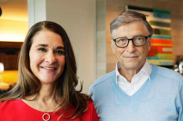 Microsoft co-founder Bill Gates and his wife Melinda.
