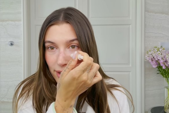 Hailey Bieber has led the way on the fake freckle trend. 