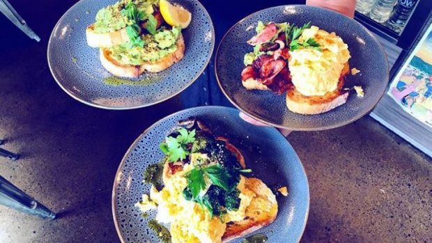 Avocado toast is a popular menu item at the Annerley cafe.