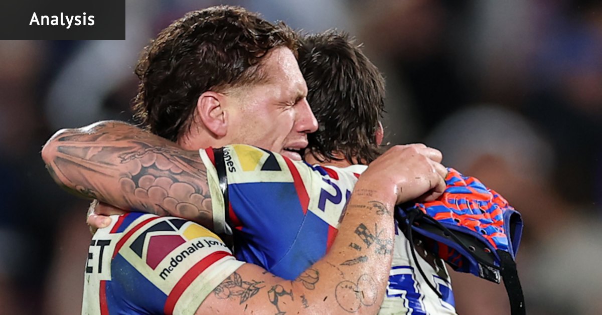 Tears flow on both sides as 12-man Knights hang on after Cleary’s horror injury