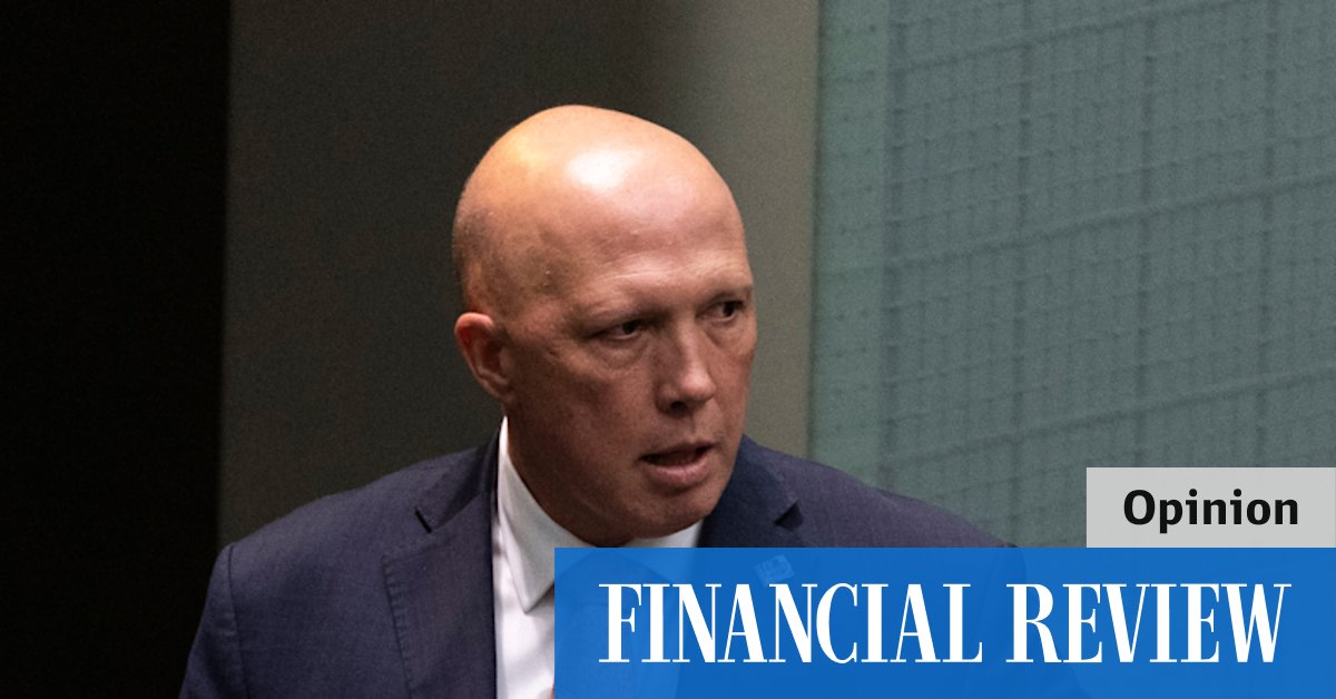Peter Dutton: Last best chance to mend Australia's broken defences? - Vimarsana News