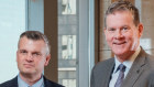 UBS’ head of social impact, Tom Hall, and Michael Marr, its local head of wealth management.