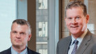 UBS’ head of social impact, Tom Hall, and Michael Marr, its local head of wealth management.