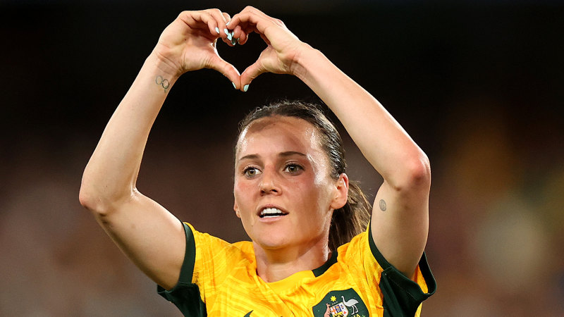 Olympic qualifier as it happened: Matildas’ Paris berth secured after 10-0 onslaught