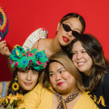 Tita’s Carinderia in Marrickville is inspired by the Tita (Aunty) Marlene, and these Filipino women in food represent the “modern tita” the cafe wants to champion. 
L-R: Kat Kat, Kimberley Cruz, Karen Rodrigueza-Labuni and Christine Knight. Luisa Brimble