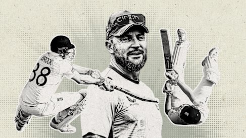 England coach Brendon McCullum invented ‘Bazball’, and batter Harry Brook is one of its chief proponents.