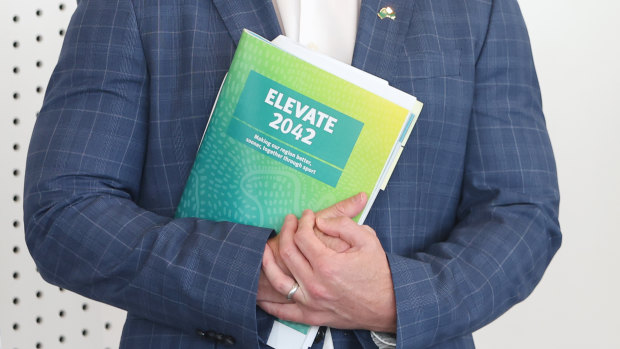 The “admittedly high-level” Elevate 2042 document will lay the platform for more detailed planning going forward, the government says.